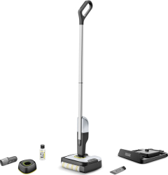 Mop electric Karcher FC 2-4 Battery Set, rezervor apa curata/murdara 200/100 ml, acumulator interschimbabil 4 V, autonomie 20 min, incarcato