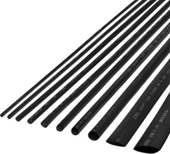 Cabletech TUB TERMOCONTRACTABIL 3MM/1M NEGRU SET 10 BUC
