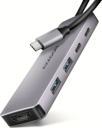 Hub USB Axagon HMC-5H60, USB-C 3.2 Gen 1, 2x USB-A, 4K/60Hz HDMI, PD 100W, 15cm USB-C
