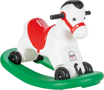 Balansoar muzical pentru copii Pilsan Horse alb