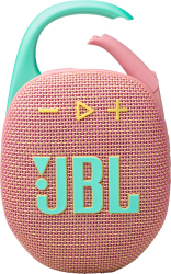 Boxa portabilă JBL Clip 5, IP67, Bluetooth, Auracast, Roz