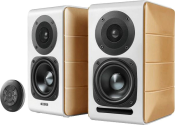 Boxe Edifier 2.0, RMS: 144W, bluetooth 6.0, telecomanda wireless, volum, bass, maro — imaginea 2