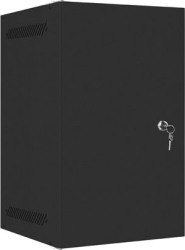 Cabinet metalic Lanberg WF10-2309-00B 9U, Wall mount, 310 mm, Metal door, Negru