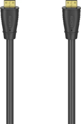Cablu HDMI și Ethernet Hama 205344, 5m, 4k, placat aur, negru