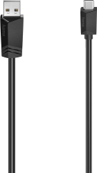 Cablu USB-C - USB-A Hama 200633, 3m, negru