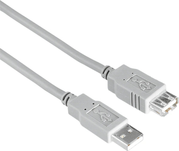 Cablu de extensie USB A Hama 200906, 3m, gri