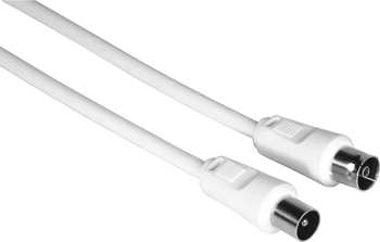 Cablu video Coaxial Hama 205031, 10m, 75dB, alb