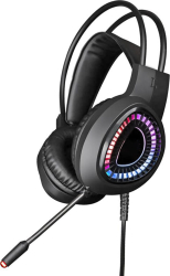 Căști Gaming Varr VH8010, Iluminare RGB, Surround 7.1, Negru