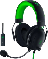 Casti gaming Razer BlackShark V2 SE + USB SoundCard, Multiplatforma, THX Certified, Drivere 50mm TriForce Titanium, Microfon Cardioid, Negru
