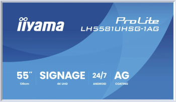 Monitor Iiyama 55" VA, UHD 3840x2160, HDMI alb
