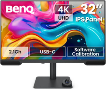 BenQ 32" IPS 5ms 4K Ultra HD, Negru, 3840x2160px, Rata
