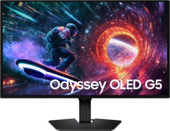 Monitor Gaming Samsung Odyssey OLED G5 G50SF, 27", QHD (2560X1440) 180Hz, 0.03ms(GTG), HDR10, Compatibil G-Sync, Negru - imagine 2