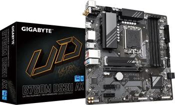 Placa de baza Gigabyte B760M DS3H AX, Intel B760, Socket 1700, mATX