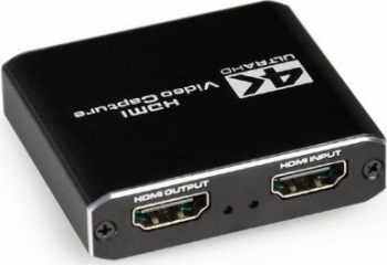Placa de captură Gembird UHG-4K2-01, Black