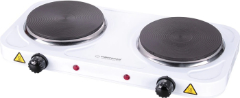 Plita electrica Esperanza EKH010W COTOPAXI, 2000W, 2 zone, Alb — imaginea 2