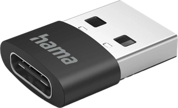 Set adaptor Hama 201532, USB-C - USB-A, 3 buc, negru