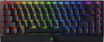 Tastatura gaming mecanica Razer BlackWidow V3 Mini, wireless HyperSpeed, format 65%, iluminare Chroma RGB, switch Razer Yellow, Negru