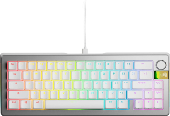 Tastatura mecanica Glorious GMMK 3 PRO HE 65% Prebuilt, USB-C, Glorious Fox HE Switches, US layout, 66 taste, Gri