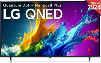 Smart 126 cm 50" 4K QNED LG 50QNED80T6A UltraHD Bluetooth Wi-Fi 16:9 124 5cm
