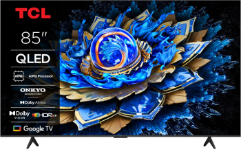 Smart 215 cm 85" 4K QLED TCL 85T69C UltraHD Google - imagine 1