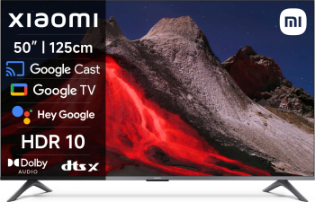 Smart 125 cm 49.21" 4K QLED Xiaomi A Pro Google UltraHD Clasa F Model 2025