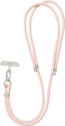 UAG Șnur de umăr universal Slim pentru telefon Civilian, Rose Quartz, lungime reglabilă, până la 160 cm