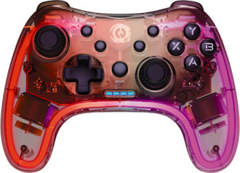 Gamepad Canyon GPW-04, USB-C/Wireless, Red-Pink