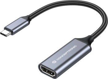 Adaptor USB-C la HDMI Conceptronic ABBY09G 4K 60Hz gri 0 18m