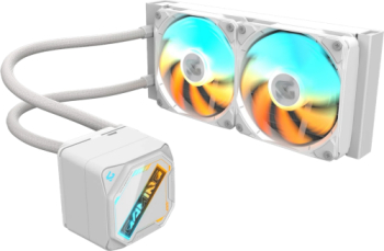 Cooler procesor lichid 240 AIO Gigabyte ARGB AORUS Gaming 240 ICE White