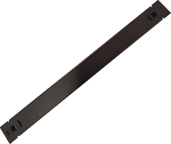 Panou gestionare cabluri Spacer tip mască orizontală blank 19 inch 1U 0.8mm negru