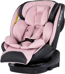 Scaun auto Chipolino Hypnotic I-Size 40-150 cm cu sistem Isofix și șezut rotativ pink marshmallow