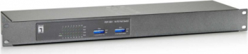 Switch Level One Comutator FEP-1601W120, 16 porturi, PoE, Gri