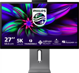 Philips 27" IPS, 5K, HDR 600, boxe, gri