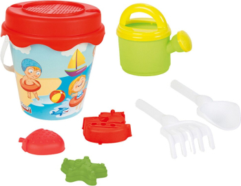 Set jucării nisip Pilsan Sweety Bucket cu 8 piese