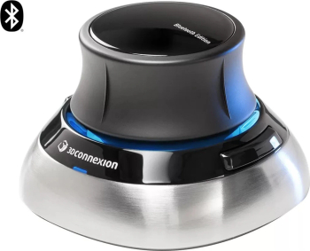 Space Mouse 3DCONNEXION Wireless Bluetooth pentru Profesionisti Negru/Argintiu