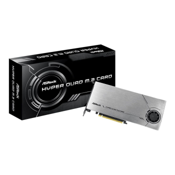 Adaptor PCI-Express ASRocK Hyper Quad M.2 Card, PCI-Express 4.0 x16 - M.2 PCIe