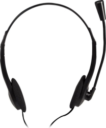 Căști cu Microfon Logilink HS0052 Microfon Jack 3.5mm Negru
