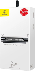 Suport afișare numar de telefon Baseus ACNUM-01 Black
