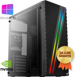 Sistem Nou Spacer Intel Core i5-12400F up to 4400MHz 16GB RAM DDR4 SSD M.2 NVME 256GB+1TB HDD Nvidia GeForce GTX 1070 8GB GDDR5 Win 11 PRO