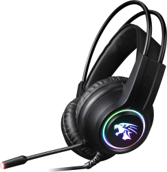 Căști Gaming Varr VH8030, Iluminare RGB, Negru