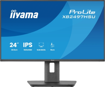 Iiyama 23.8" 120Hz IPS 4ms, Full HD, HDMI, DiplayPort, Boxe, Pivot, negru