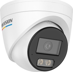 Camera de supraveghere exterior IP Turret 4MP ColorVu 3.0 Hikvision DS-2CD1347G3H-LIUF/SL(2.8MM), 2.8mm, IR 30m, Microfon, Difuzor, IP67