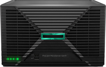 Server HP ProLiant MicroServer Gen11, Procesor Intel Pentium Gold G7400 3.7GHz Alder Lake, 16GB UDIMM RAM, 1x 1TB 7.2K SATA HDD, Intel VRO