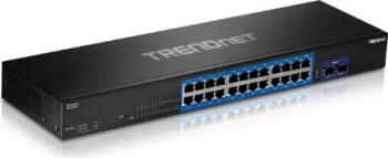 Switch 24 porturi Gigabit 2 porturi SFP+ 10G - TRENDnet TEG-30262