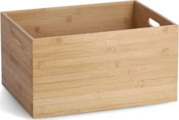 Cutie depozitare Zeller bambus 40x30x21 cm maro