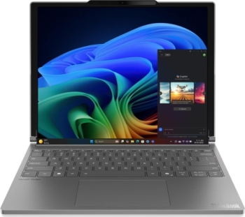 Laptop 14" Lenovo ThinkBook Plus G6 Intel Ultra 7 258V (12MB 4.8GHz) 32GB DDR5 1TB SSD Arc 140V 16.7 Rollable 2000x1600 2000x2350 16.7 Roll Out 120Hz VRR 12M 140C Win 11 Pro Luna Grey — imaginea 2
