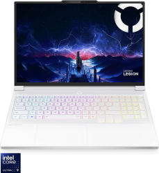 Laptop Gaming Lenovo Legion 7 16IAX10 cu procesor Intel Core™ Ultra 9 275HX pana la 5.4GHz, 16" WQXGA, OLED, 240Hz, 32GB DDR5 RAM, 1TB SSD, NVIDIA® GeForce RTX™ 5060 8GB GDDR7, No OS, Glacier White, 3y on-site Premium Care