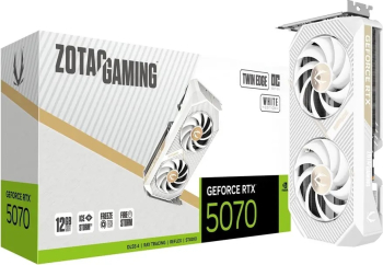 Placa video Zotac GeForce RTX 5070 Twin Edge OC White 12GB GDDR7 192-bit DLSS 4.0