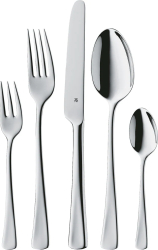 Set tacamuri WMF Denver, 30 piese, inox, argintiu