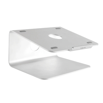 Suport de birou Logilink AA0104, pentru laptop de la 11 până 17 inch, aluminiu, Gri